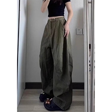 文艺潮流美式复古军绿色工装裤慵懒ins原宿日系新款简约N6075，男装牛仔裤，星座1116A（原606A-3）