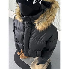 【有货】DMY63-P138可拆卸帽子毛领PU皮棉服男冬季短款连帽外套，男装棉衣，星座603-2