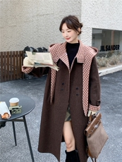 现货2025羊毛大衣70羊毛210-3296-P290-K428，女装双面呢大衣，浙宝210（原浙宝191）