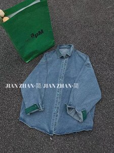 牛仔衬衫图片