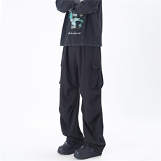A429-YK319-特批35秋季薄款抽绳束脚口袋伞兵工装裤，男装工装外套，电商A429