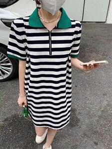 条纹裙图片