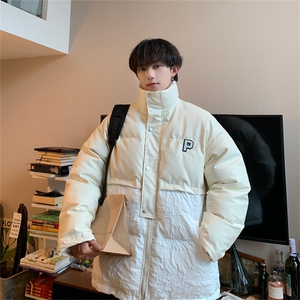 直播品质！提花拼接加厚休闲棉衣潮流痞帅MY260-P115控158图片