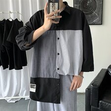 夏季港风潮流百搭宽松体恤打底短袖T恤男上衣A161-2-CT505-P45，男装T恤，电商A161-2