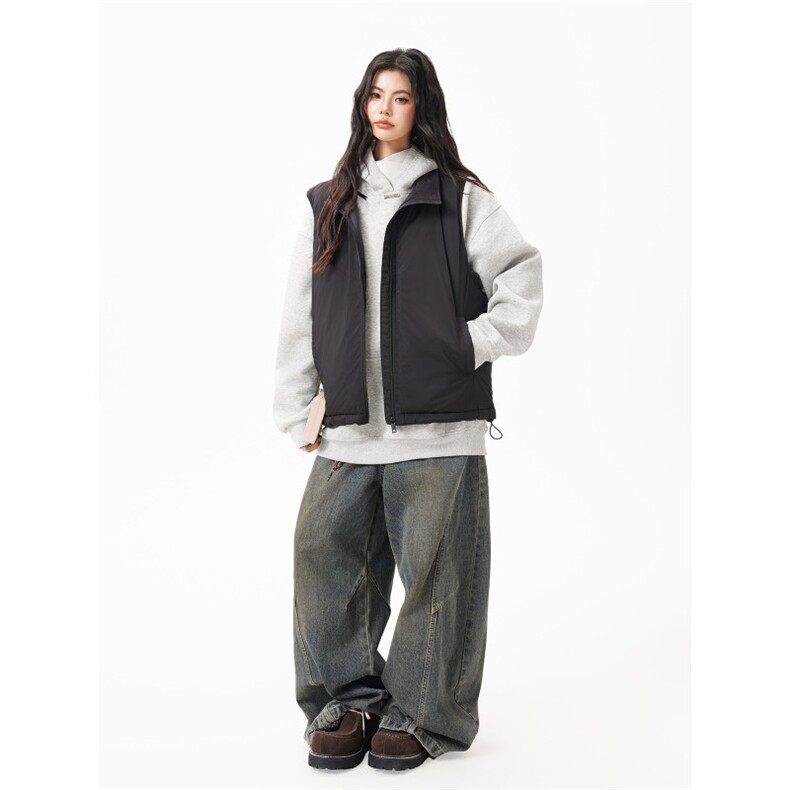 90%绒新标有报告短款宽松羽绒服马甲上衣Y996/P190现货,男装羽绒服,星座202-3