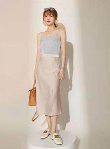 2151款醋酸裙，女装，贝纳拉