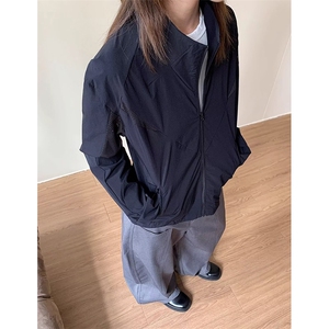 春夏款高品质冰感速干防晒服休闲户外运动外套透气弹力机能风夹克图片