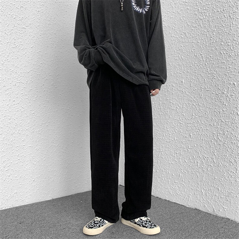 抖音品质440G雪尼尔休闲裤A014-DY2110常规P65控88加绒P70控98,男装休闲裤,电商A014