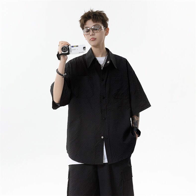 青少年运动套装男款2025新款夏季美式宽松短袖短裤两件套,男装牛仔裤,星座516