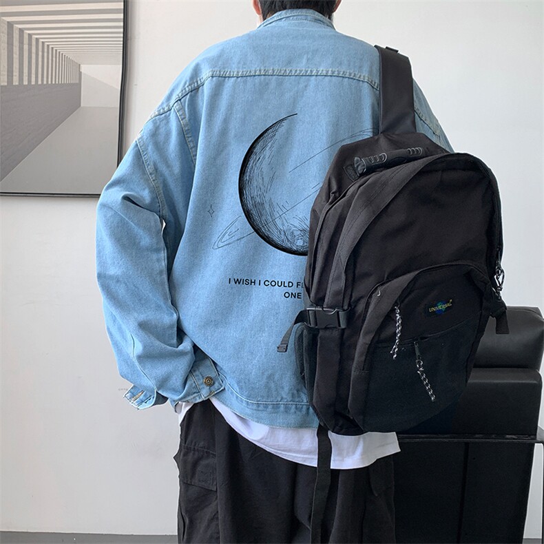 月球牛仔夹克男大码牛仔外套男茄克NJ77246-P60,男装夹克,电商A040