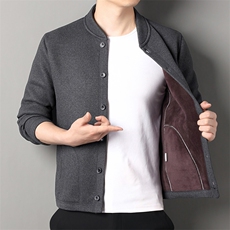 数据款秋冬季男士休闲加绒加厚保暖棉服外套百搭保暖衣8978-P43，男装棉衣，星座1706