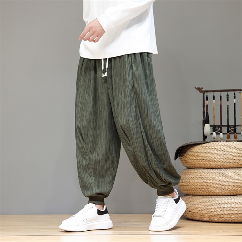 哈伦裤男宽松大码风灯芯绒休闲裤束脚阔腿灯笼裤219-WK18-P55，男装休闲裤，星座219