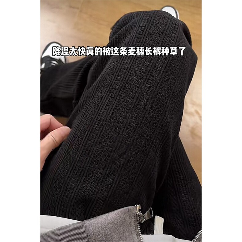 WK2067麦穗纹休闲裤703-K2588-P35特加绒K372J-P45特,男装休闲裤,星座703
