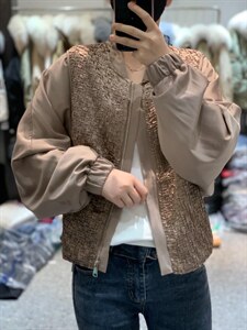 2022春季新款洋气百搭褶皱外套ins风,其它,L·H·X