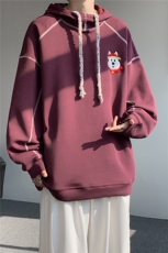 6XL-M重磅刺绣连帽卫衣男高街套头打底上衣WY47-P88，男装T恤，电商D206-1