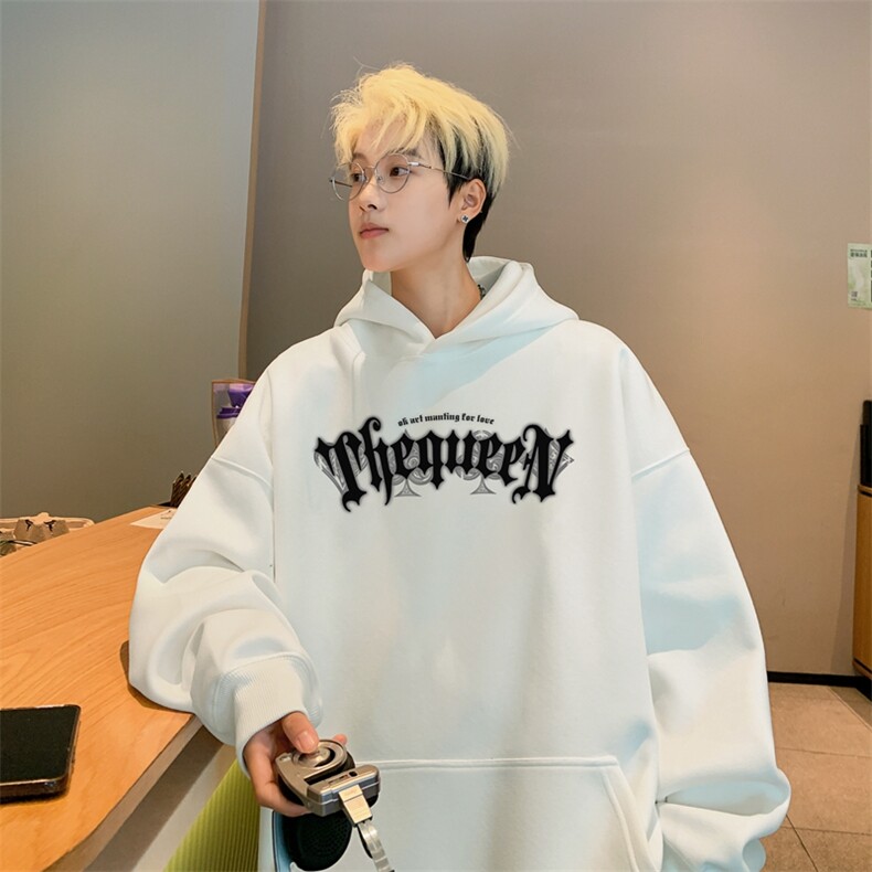 直播460克超厚潮牌重磅纯色连帽卫衣力推男XZ517A-2-WY8843-P68,男装卫衣,星座517A-2