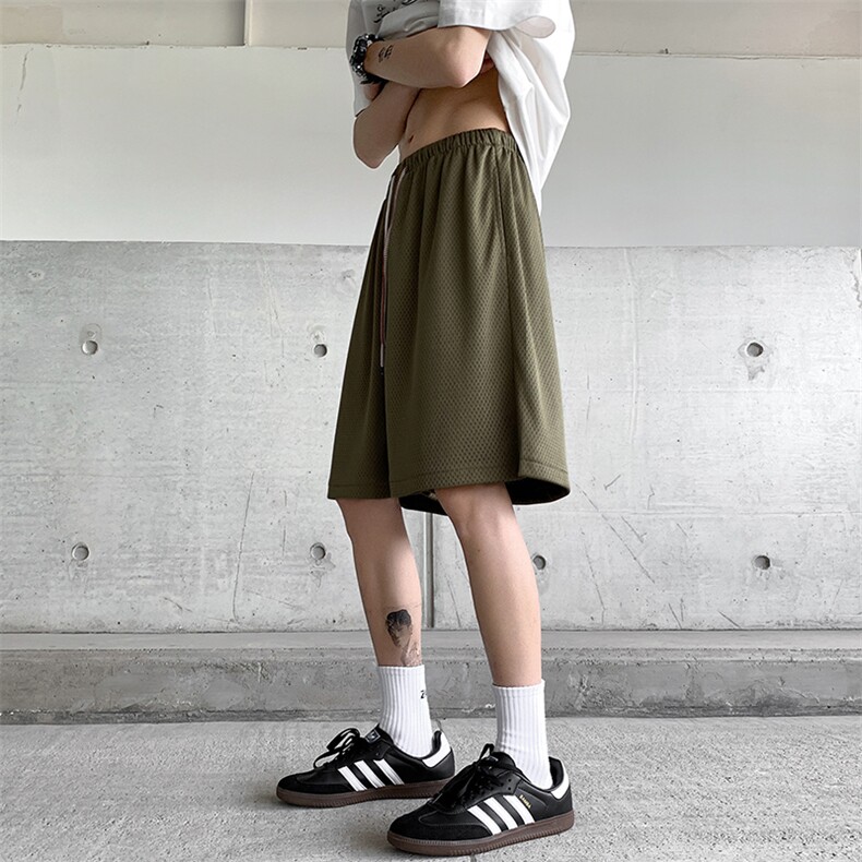 8XL-M特大码短裤男宽松运动裤夏季休闲裤户外冰丝五分裤DK1530P25,男装休闲裤,电商D206-1