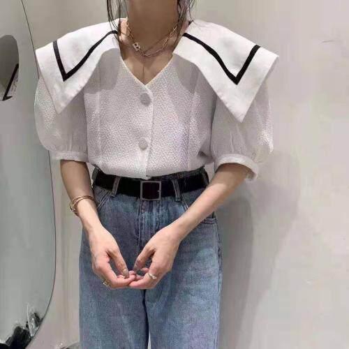 定制韩面料香奶奶上衣,女装,TANG.+