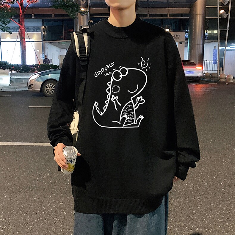M18172-P45 加绒款-P65半高领毛衣男士大码针织衫男毛线衣男图片
