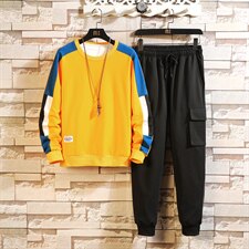 衣P23裤子P25新款套装高性价比跑量款男卫衣套装W500+K26-P48，男装套装，电商A128