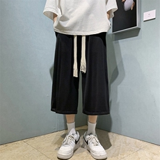 现货冰丝七分裤男生休闲裤KD456-P40，男装牛仔裤，电商D312-1