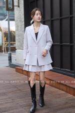 套装外套，女装职业装，水恋百合