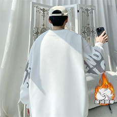 2025HW24558加绒旋律风车真超绒圆领卫衣M-5XHW24867-特P35，男装卫衣，电商A022