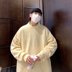 MD7493P40主推潮牌毛衣男加厚宽松慵懒风针织衫高级感圆领打底衫，男装T恤，星座510A-2