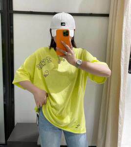 夏季新款笑脸T恤，女装T恤，郦歌贝妮