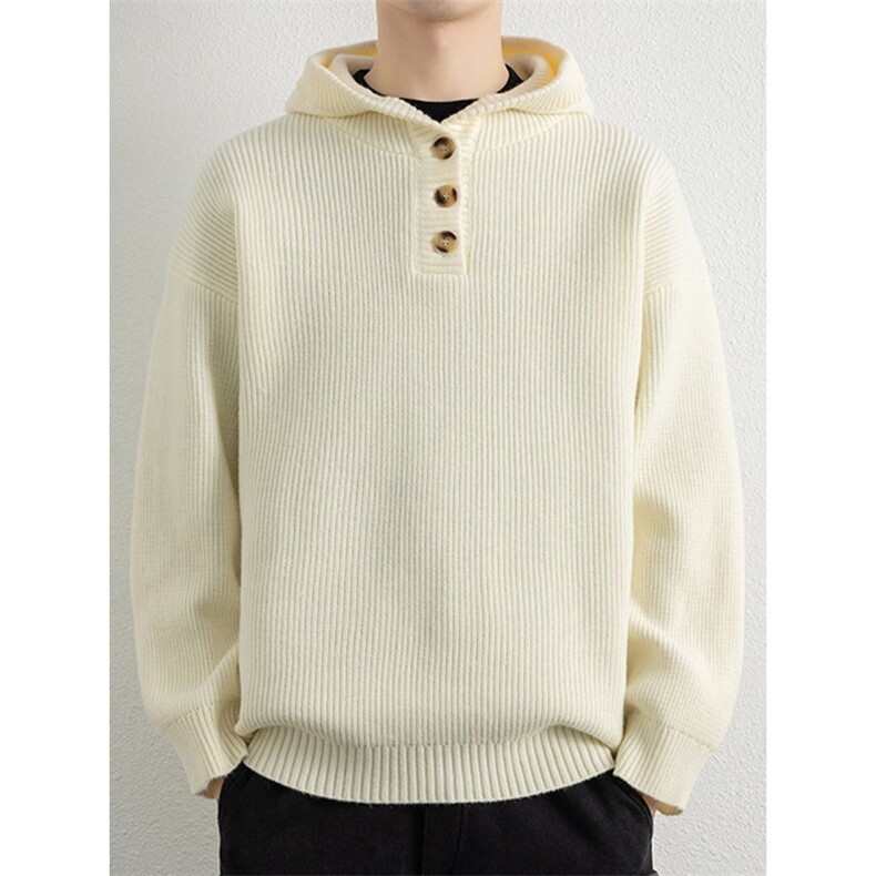 冬季高领毛衣男女中性风长袖韩版纽扣设计bf套头针织毛衫MYB192，男装针织衫/毛衣，星座516A