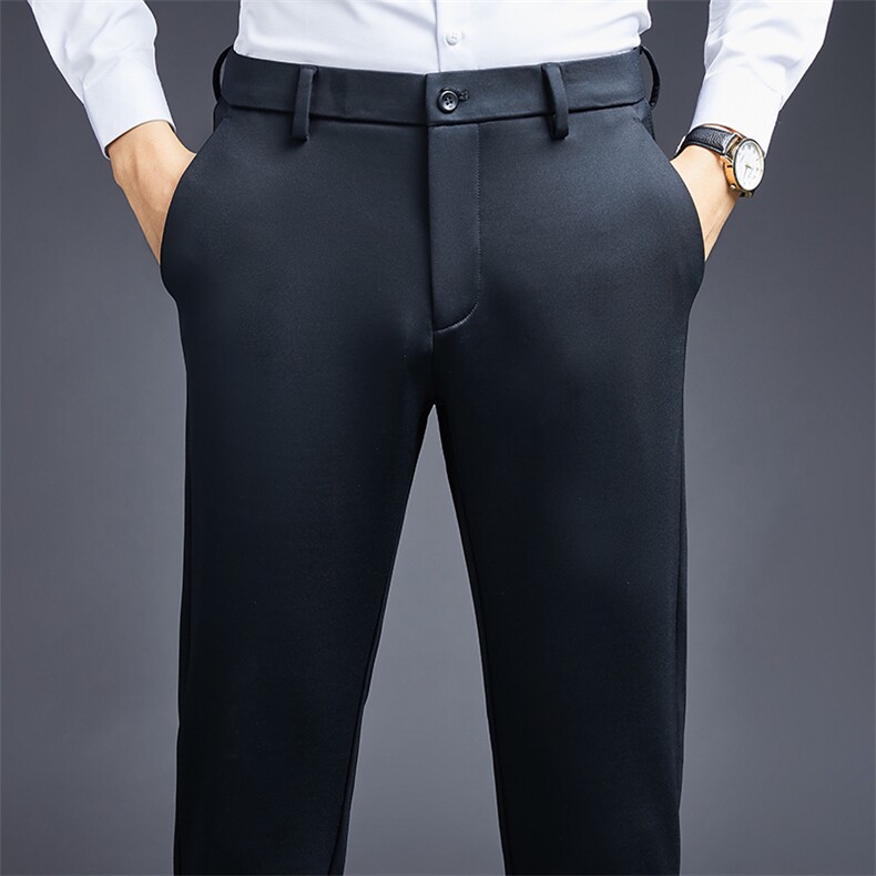 CD6901钱塘2020-2秋季新款中老年男士西裤直筒商务休闲长裤P107,男装休闲裤,钱塘207-2