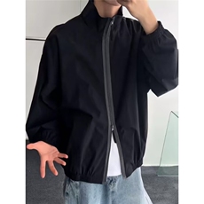 飞行员夹克男潮牌街头宽松百搭bf休闲情侣棒球服防水JK216P65，男装夹克，星座1013-1