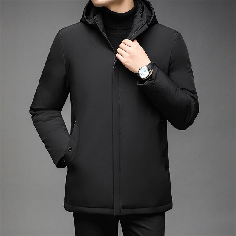 中年棉衣男中长款潮流冬季外套可卸帽棉服保暖上衣QLMMF8887-P140，男装棉衣，电商B212（原钱塘6029）