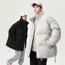 情侣麂皮绒棉服男冬新款情侣棉衣外套加厚棉袄羽绒服MY8805-P68，男装棉衣，星座205-1