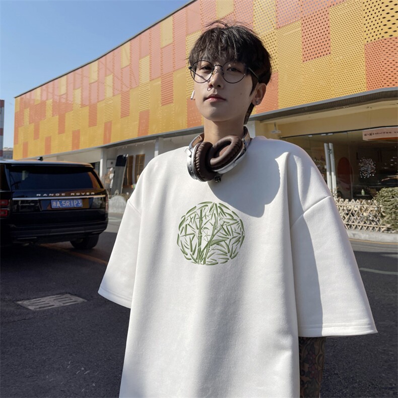 量大优供视频重磅麂皮绒短袖t恤男JT530-特p19,男装T恤,电商B371