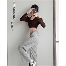 中性2023秋冬卫裤高弹健康布聚酯纤维WK10-1特批22，男装休闲裤，星座718-1