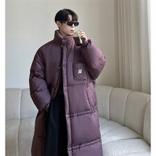 港风美式复古潮牌中长款羽绒服大码过膝羽绒服男77930P258控378，男装羽绒服，星座226-1
