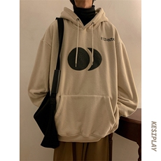 HD1427-TP75控价98冬季双面摇粒绒卫衣港风个性连帽套头外套男，男装卫衣，电商A102-1