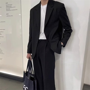 高级感痞帅西服男上衣休闲西装外套韩版潮流轻熟风单西服~TZ007图片
