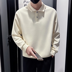 B340WY77076P6898店主风小伙风高品质痞帅翻领卫衣，男装卫衣，电商B340