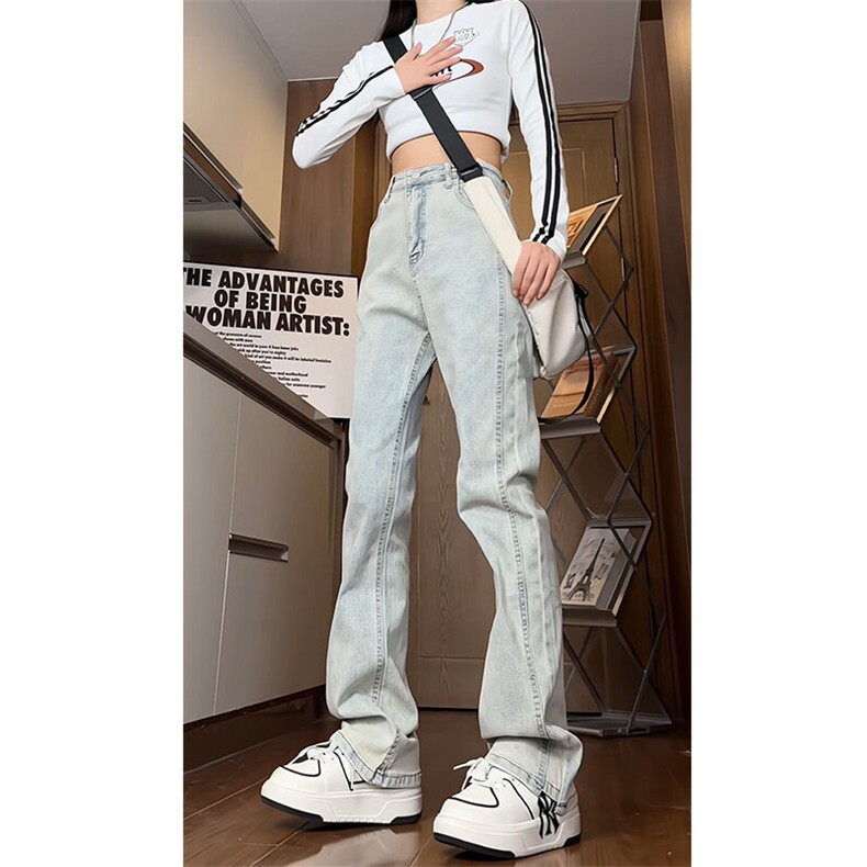 《现货主推》女装类目中性弹力修身小脚牛仔裤GXX02-P55，女装牛仔裤，电商C303A