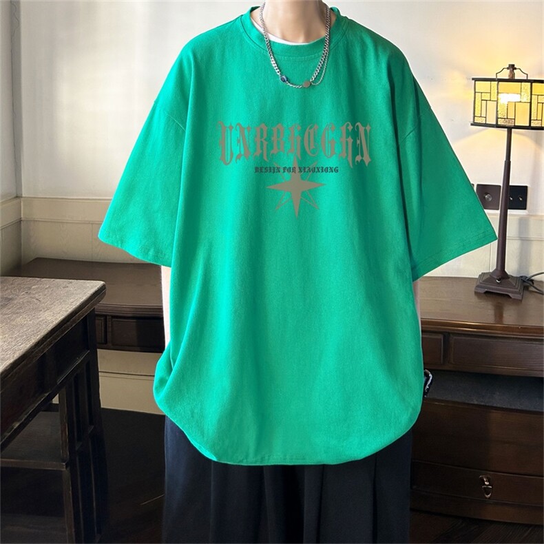 230g重磅纯棉!夏季短袖t恤男半袖男DSA028-MDT2315-P25,男装T恤,电商A028