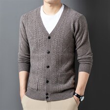 CA209610钱塘2020-2秋季新款商务休闲厚款中年男士羊毛衫P160，男装针织衫/毛衣，钱塘207-2
