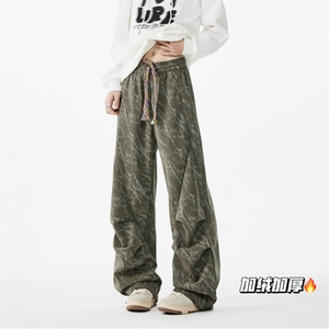 2025冬季加绒加厚灯芯绒宽松休闲裤B315-K24299JR-特p40控78图片