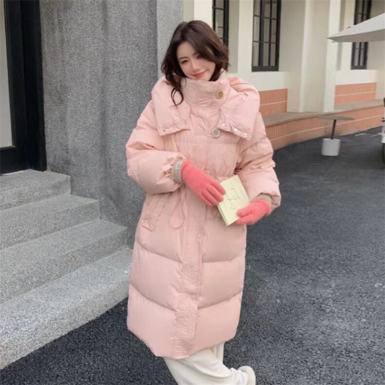 2024冬装新款时尚潮流羽绒服（白鸭绒）充绒量90%,女装羽绒服,曼琳思菲