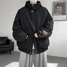 棉服男冬季新款港风宽松连帽棉衣MF9006-P90，男装棉衣，星座214-3