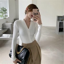 钻石领打底衫～，其它，柒外