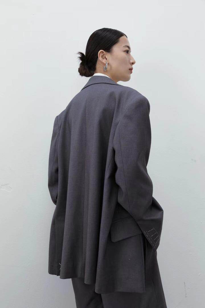 JY设计师款明线西装，女装西装，JY.OUBEN