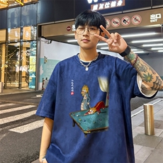 量大优供视频重磅麂皮绒短袖t恤男JT522-特p19，男装T恤，电商B371