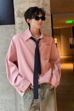 （送个性领带）CS1160-特P42控88肌理感长袖男小众设计大码衬衣，男装衬衫，电商A059